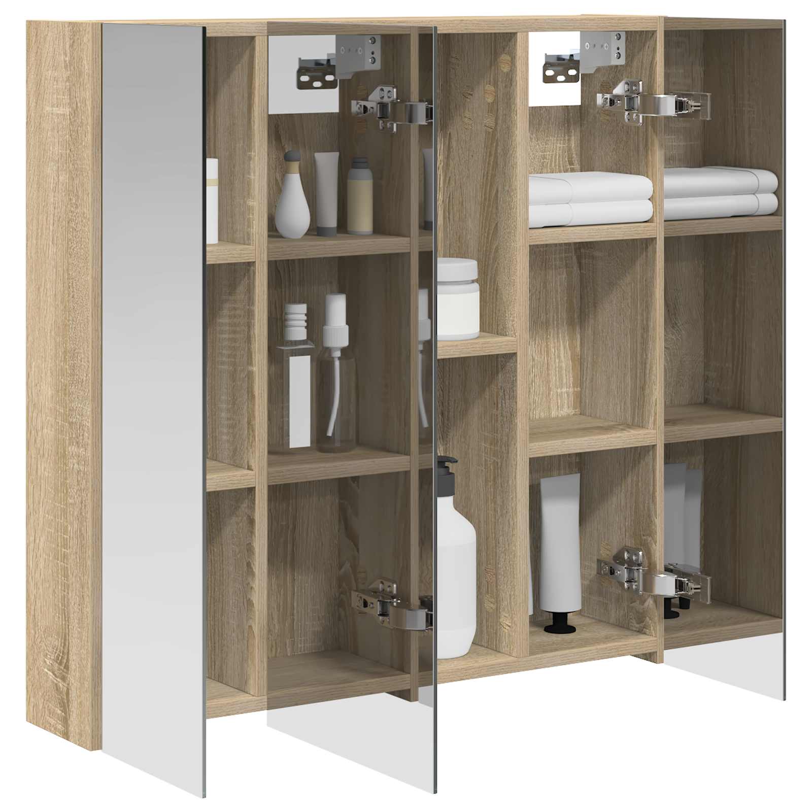 Καθρέφτης Ντουλάπα Μπάνιου Δρύς Sonoma 70 x 14,5 x 70 εκ - Pakobazaar
