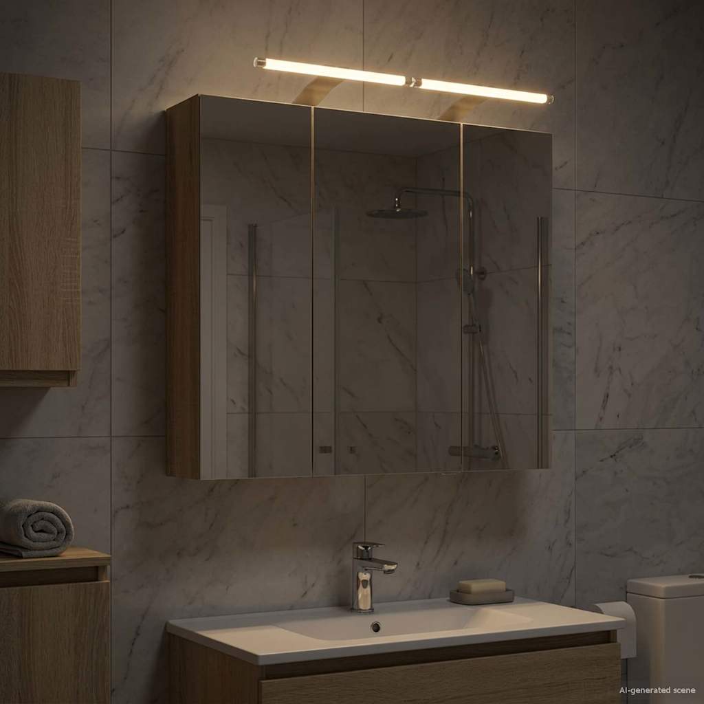 Καθρέφτης Ντουλάπα Μπάνιου Δρύς Sonoma 70 x 14,5 x 70 εκ - Pakobazaar