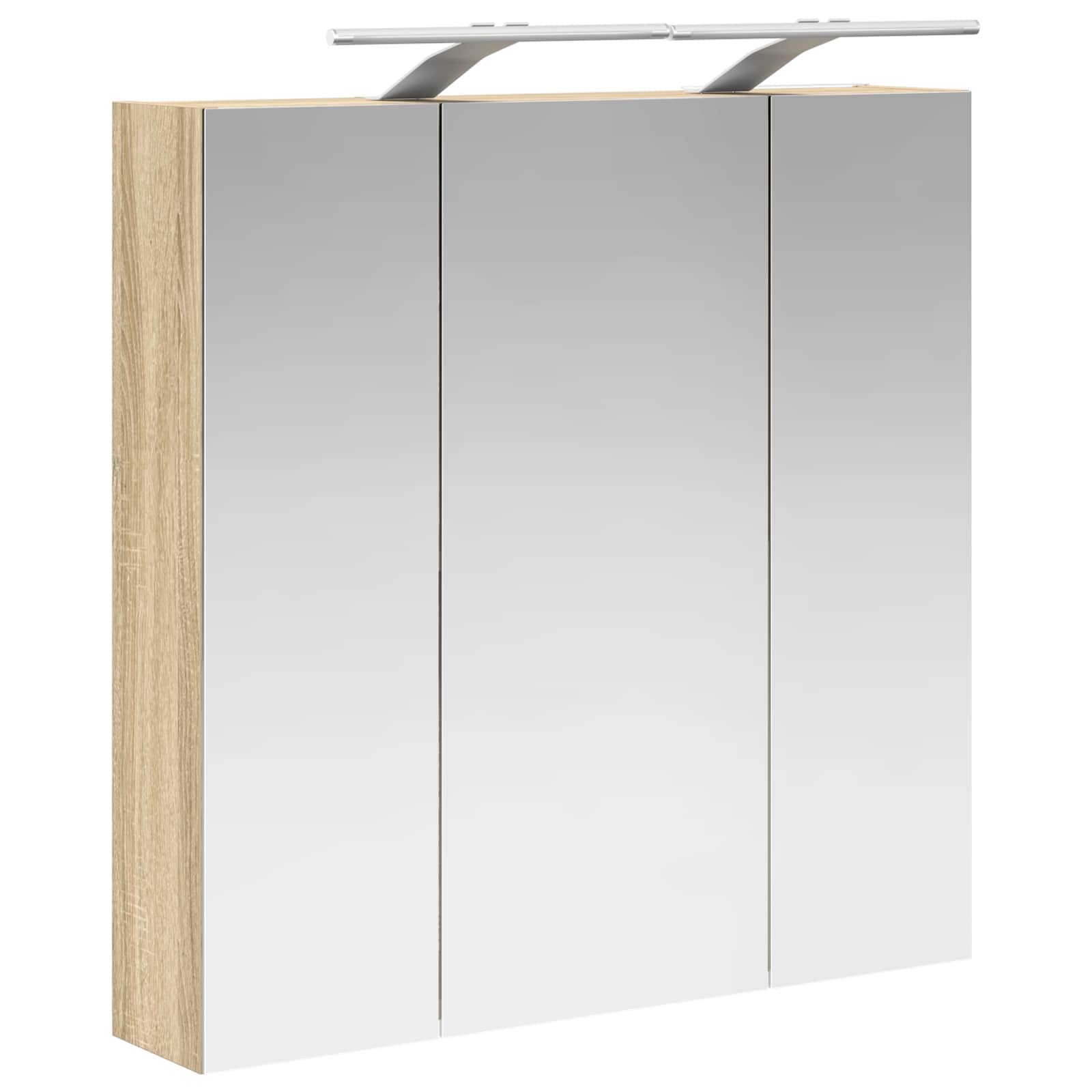 Καθρέφτης Ντουλάπα Μπάνιου Δρύς Sonoma 70 x 14,5 x 70 εκ - Pakobazaar