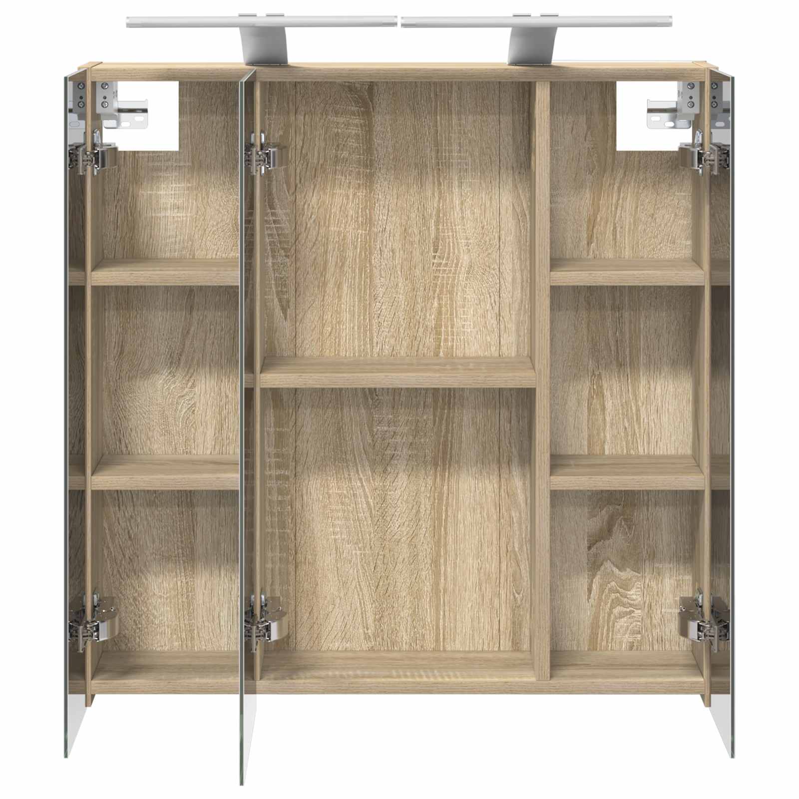 Καθρέφτης Ντουλάπα Μπάνιου Δρύς Sonoma 70 x 14,5 x 70 εκ - Pakobazaar