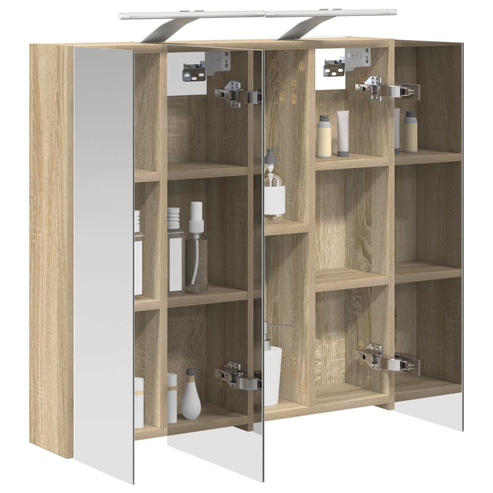 Καθρέφτης Ντουλάπα Μπάνιου Δρύς Sonoma 70 x 14,5 x 70 εκ - Pakobazaar