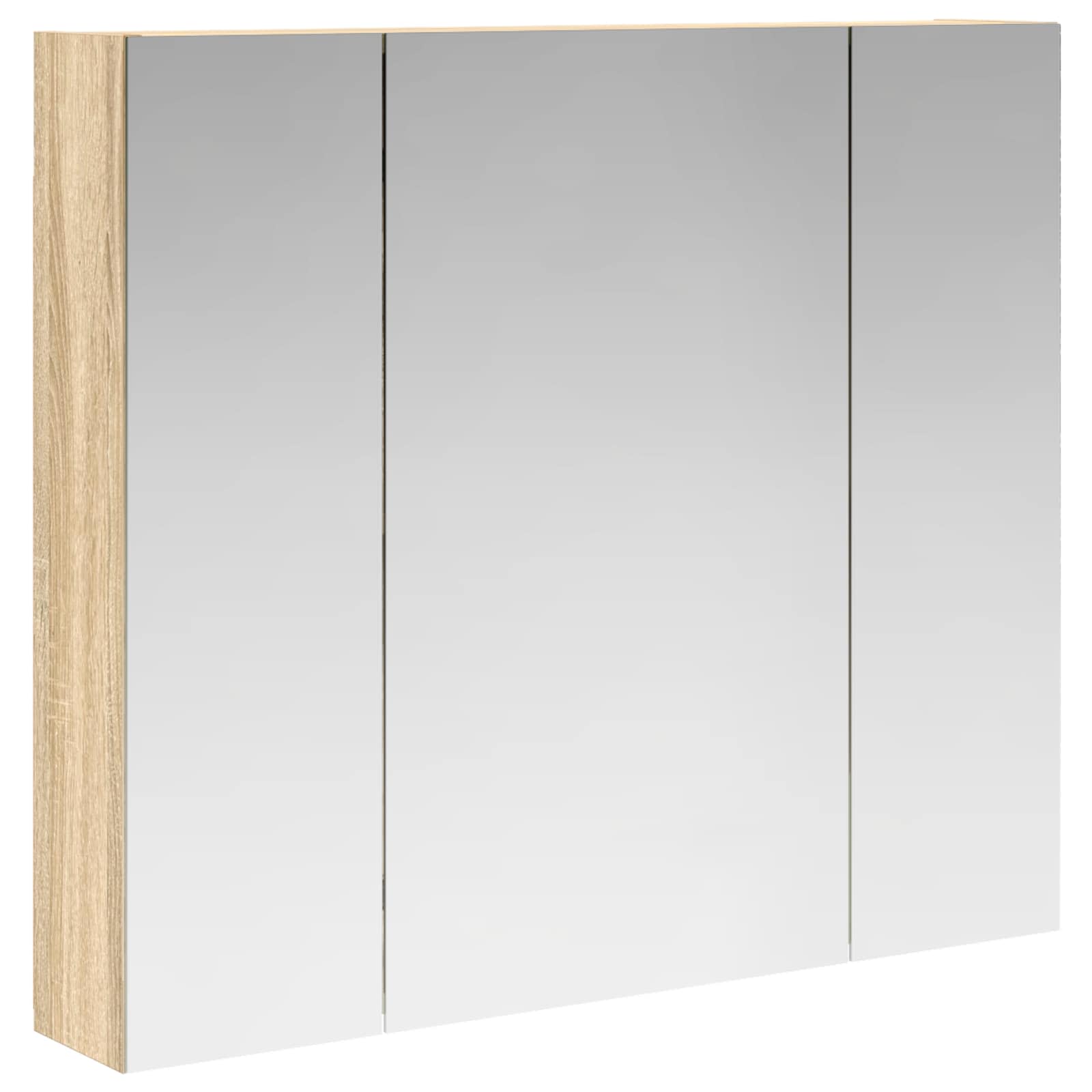 Καθρέφτης Ντουλάπα Μπάνιου Δρύς Sonoma 80 x 14.5 x 70 εκ - Pakobazaar
