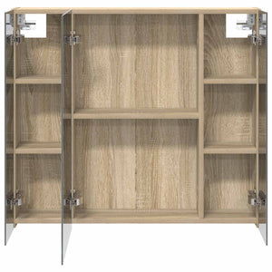 Καθρέφτης Ντουλάπα Μπάνιου Δρύς Sonoma 80 x 14.5 x 70 εκ - Pakobazaar