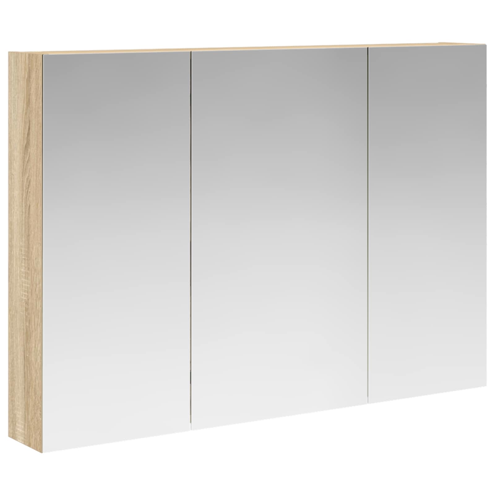 Καθρέφτης Ντουλάπα Μπάνιου Δρύς Sonoma 100 x 14,5 x 70 εκ - Pakobazaar