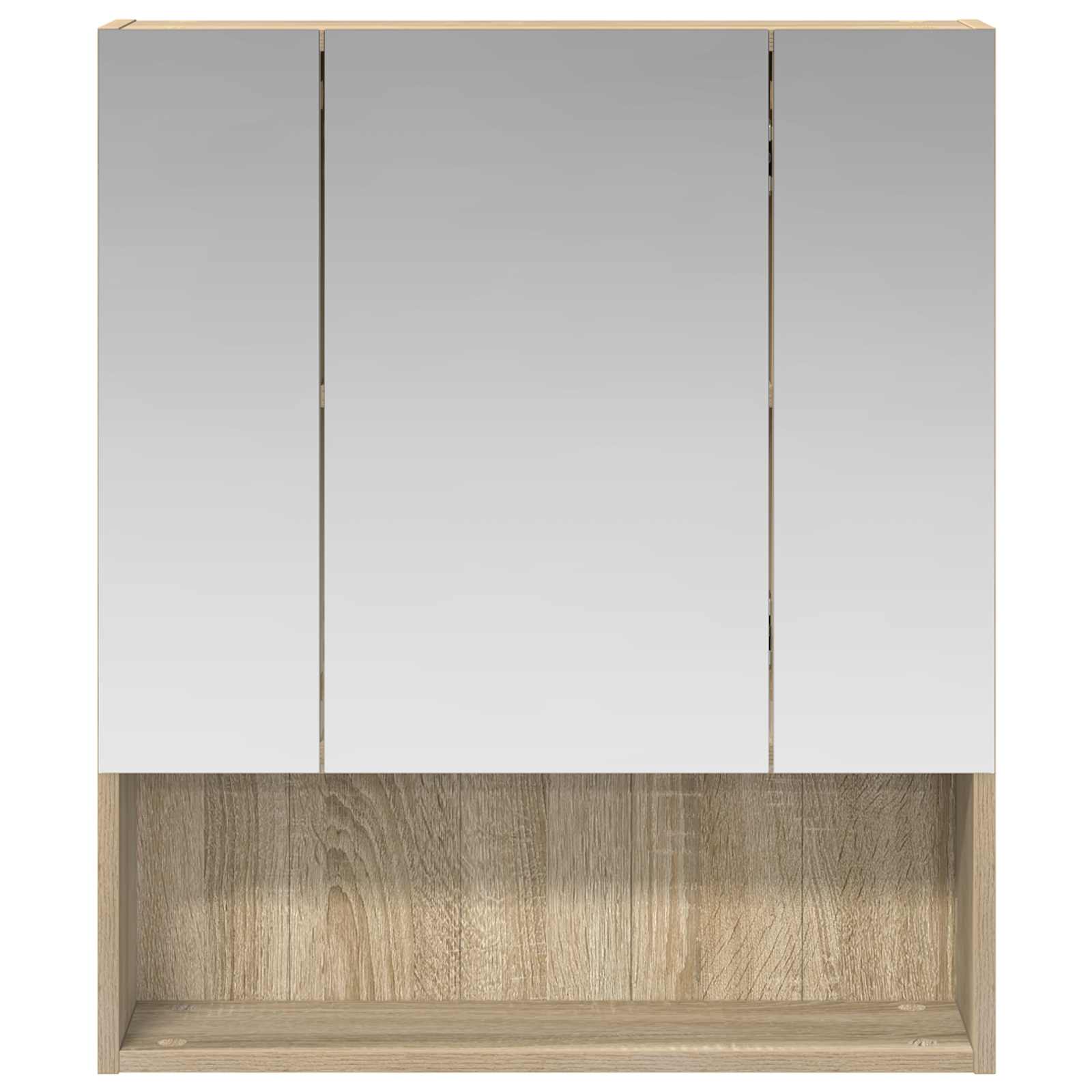 Καθρέφτης Ντουλάπα Μπάνιου Δρύς Sonoma 60 x 14.5 x 70 εκ. - Pakobazaar