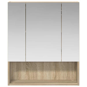 Καθρέφτης Ντουλάπα Μπάνιου Δρύς Sonoma 60 x 14.5 x 70 εκ. - Pakobazaar