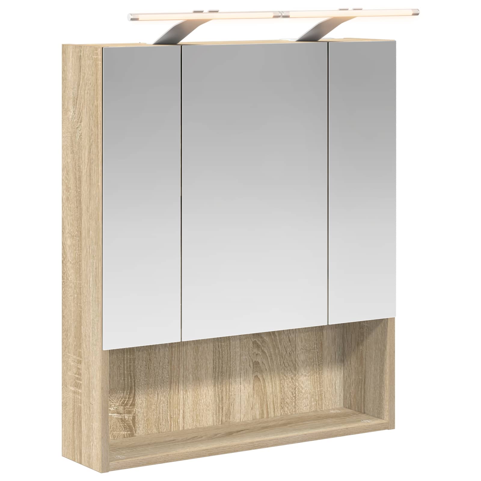 Καθρέφτης Ντουλάπα Μπάνιου Δρύς Sonoma 60 x 14.5 x 70 εκ. - Pakobazaar