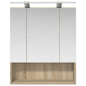Καθρέφτης Ντουλάπα Μπάνιου Δρύς Sonoma 60 x 14.5 x 70 εκ. - Pakobazaar