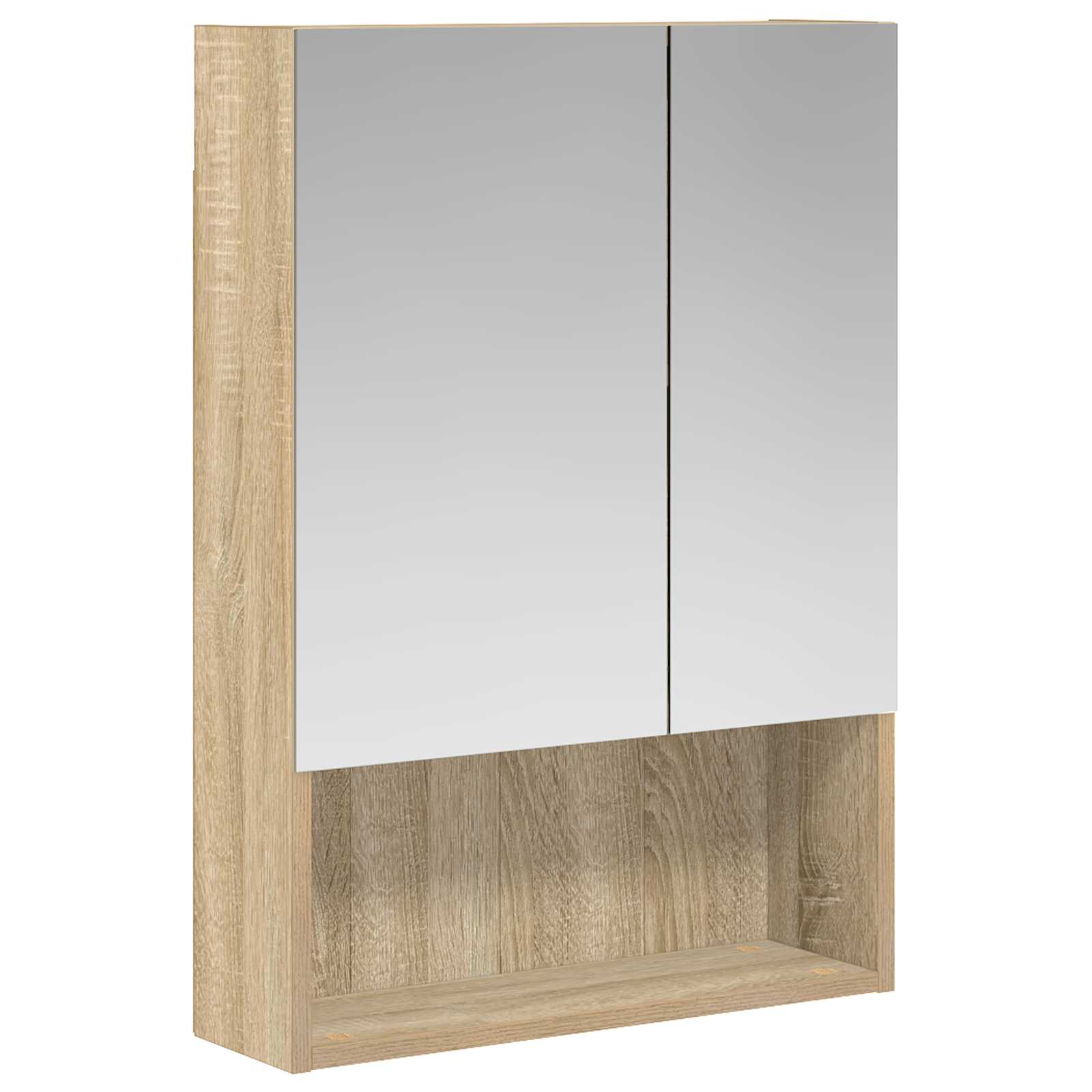 Καθρέφτης Ντουλάπα Μπάνιου Δρύς Sonoma 50 x 14,5 x 70 εκ - Pakobazaar