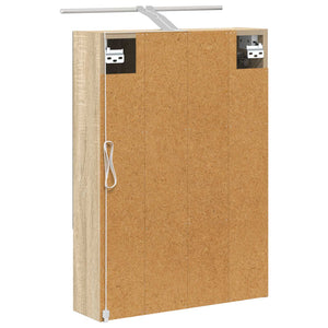 Καθρέφτης Ντουλάπα Μπάνιου Δρύς Sonoma 50 x 14,5 x 70 εκ - Pakobazaar