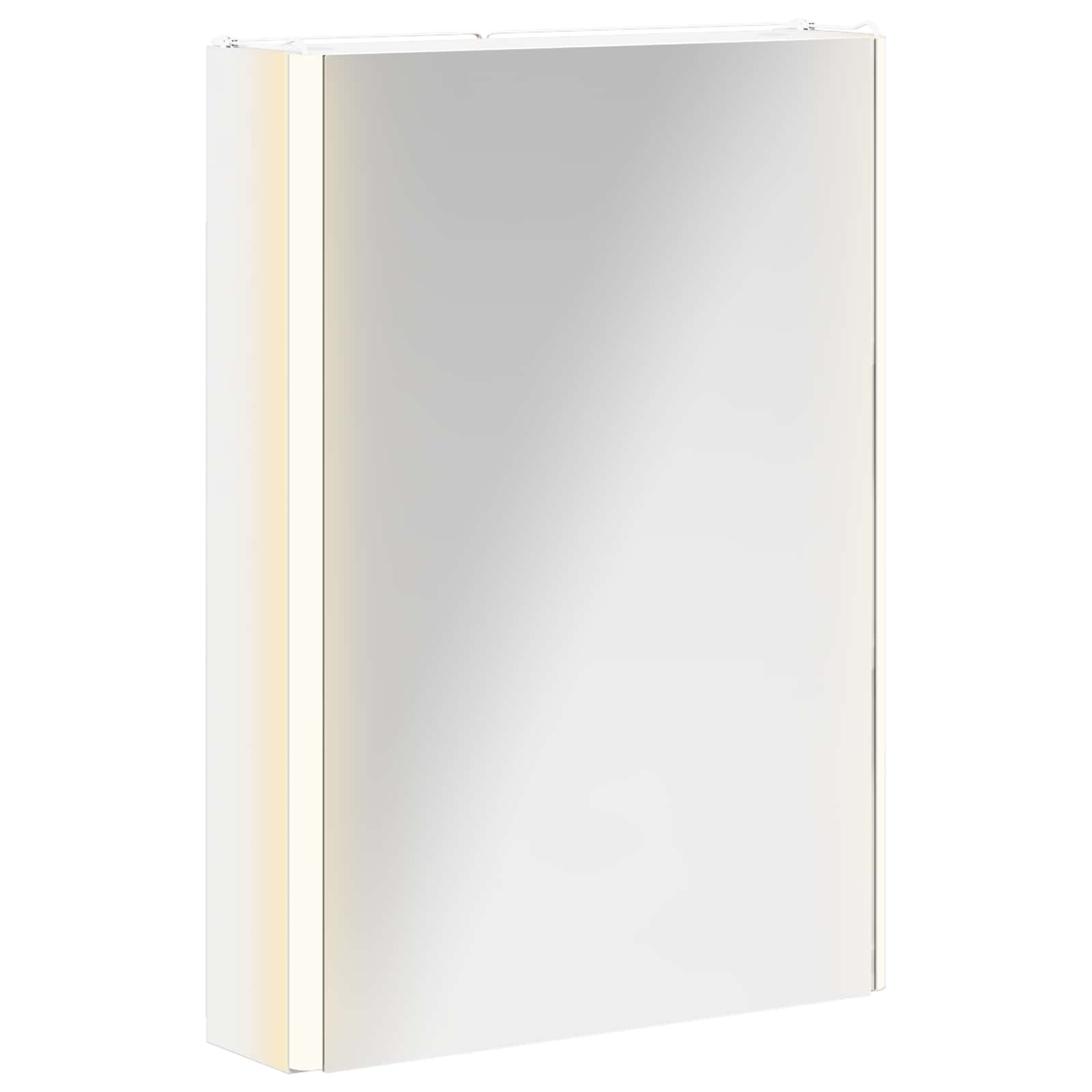 Καθρέφτης Ντουλάπα Μπάνιου Λευκό 43 x 11,5 x 60,5 εκ. - Pakobazaar