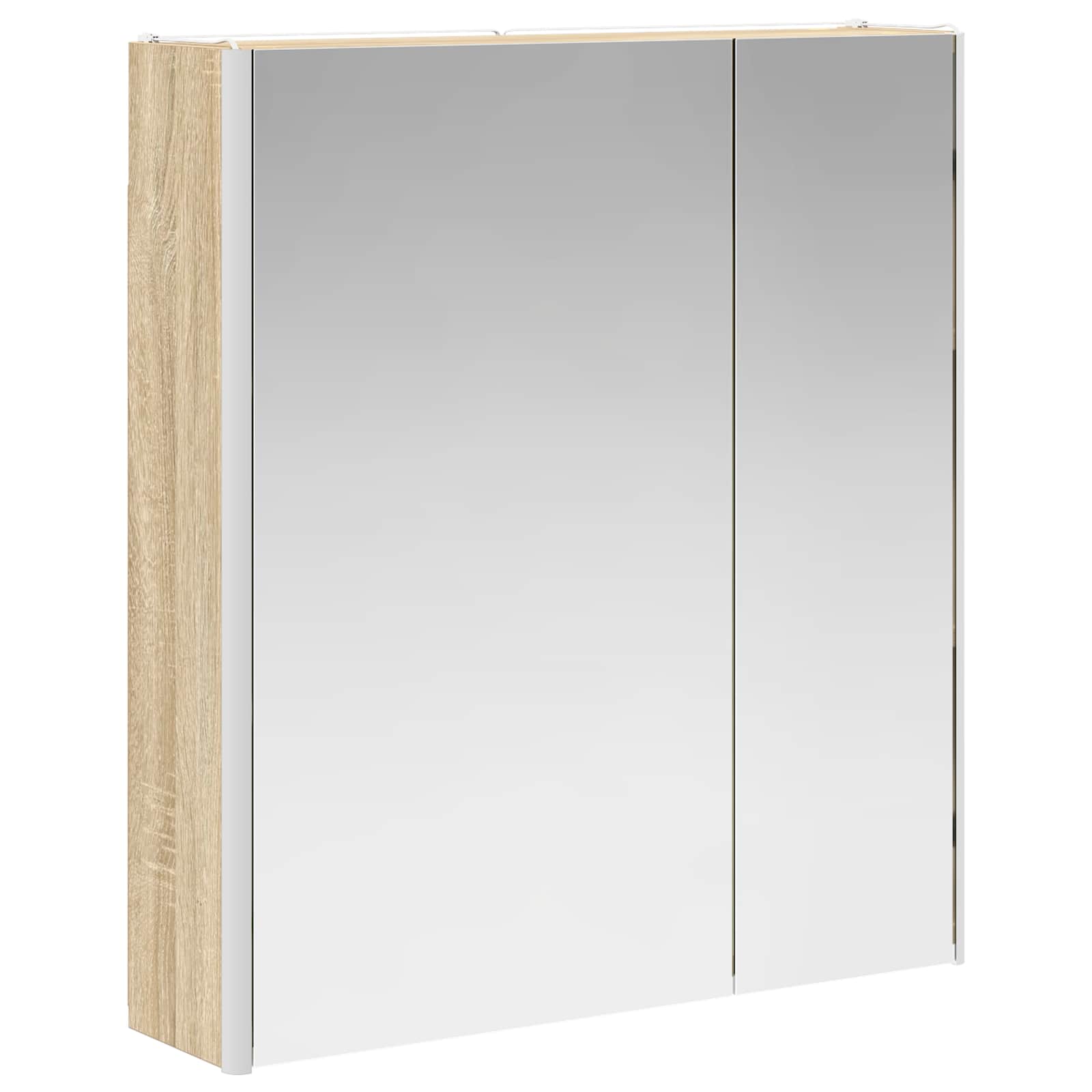 Καθρέφτης Ντουλάπα Μπάνιου Δρύς Sonoma 63,5 x 15,5 x 70 εκ. - Pakobazaar