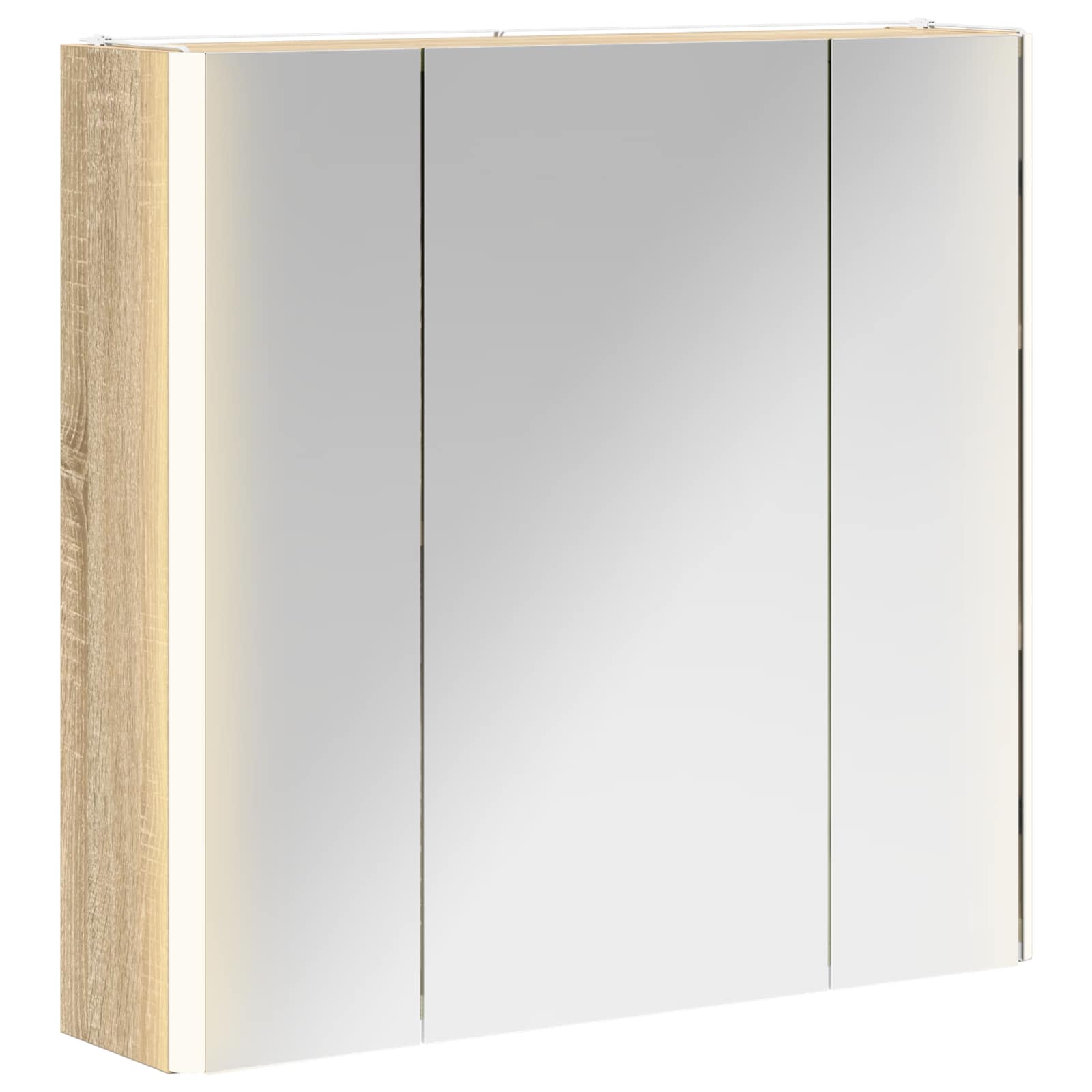 Καθρέφτης Ντουλάπα Μπάνιου Δρύς Sonoma 63,5 x 15,5 x 60,5 εκ. - Pakobazaar