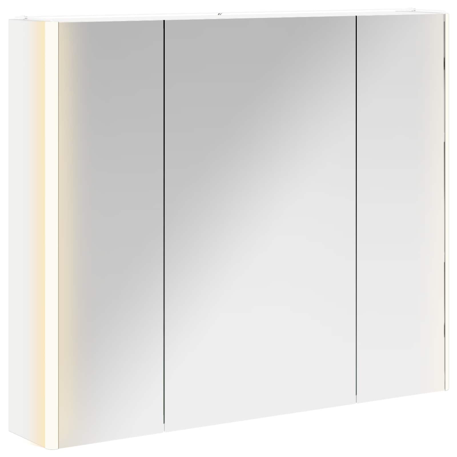 Καθρέφτης Ντουλάπα Μπάνιου Λευκό 83,5 x 15,5 x 70 εκ. - Pakobazaar
