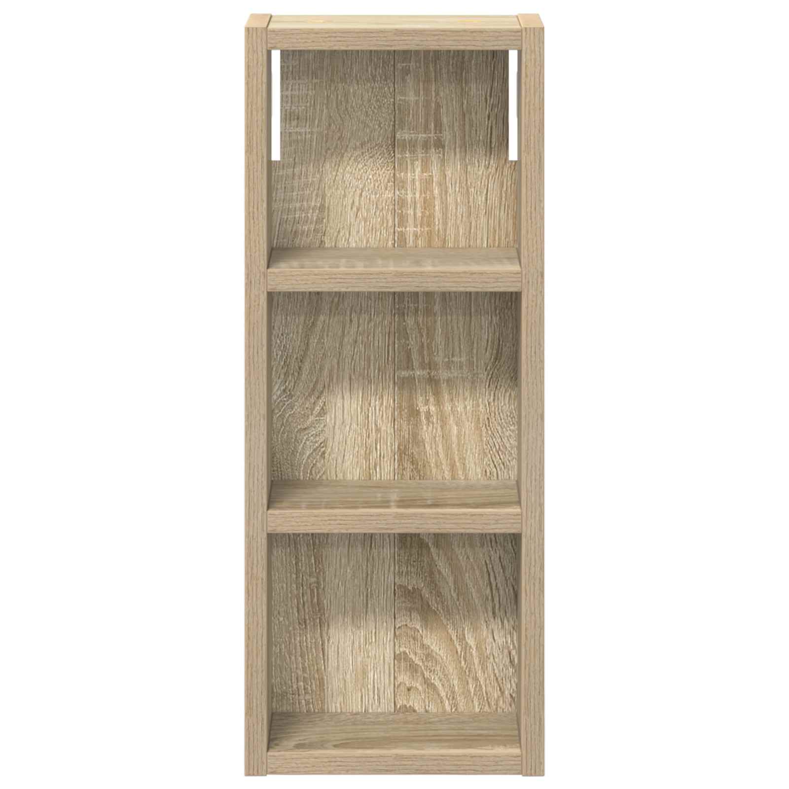 Ντουλάπα τοίχου μπάνιου με ράφι Δρύς Sonoma 20 x 10 x 50 εκ - Pakobazaar
