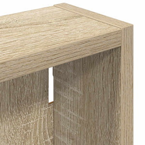 Ντουλάπα τοίχου μπάνιου με ράφι Δρύς Sonoma 20 x 10 x 60,5 εκ - Pakobazaar