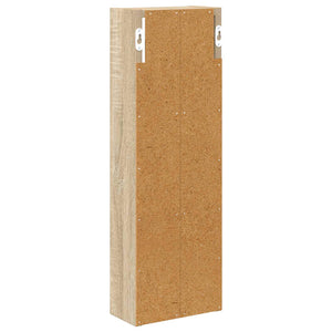 Ντουλάπα τοίχου μπάνιου με ράφι Δρύς Sonoma 20 x 10 x 60,5 εκ - Pakobazaar