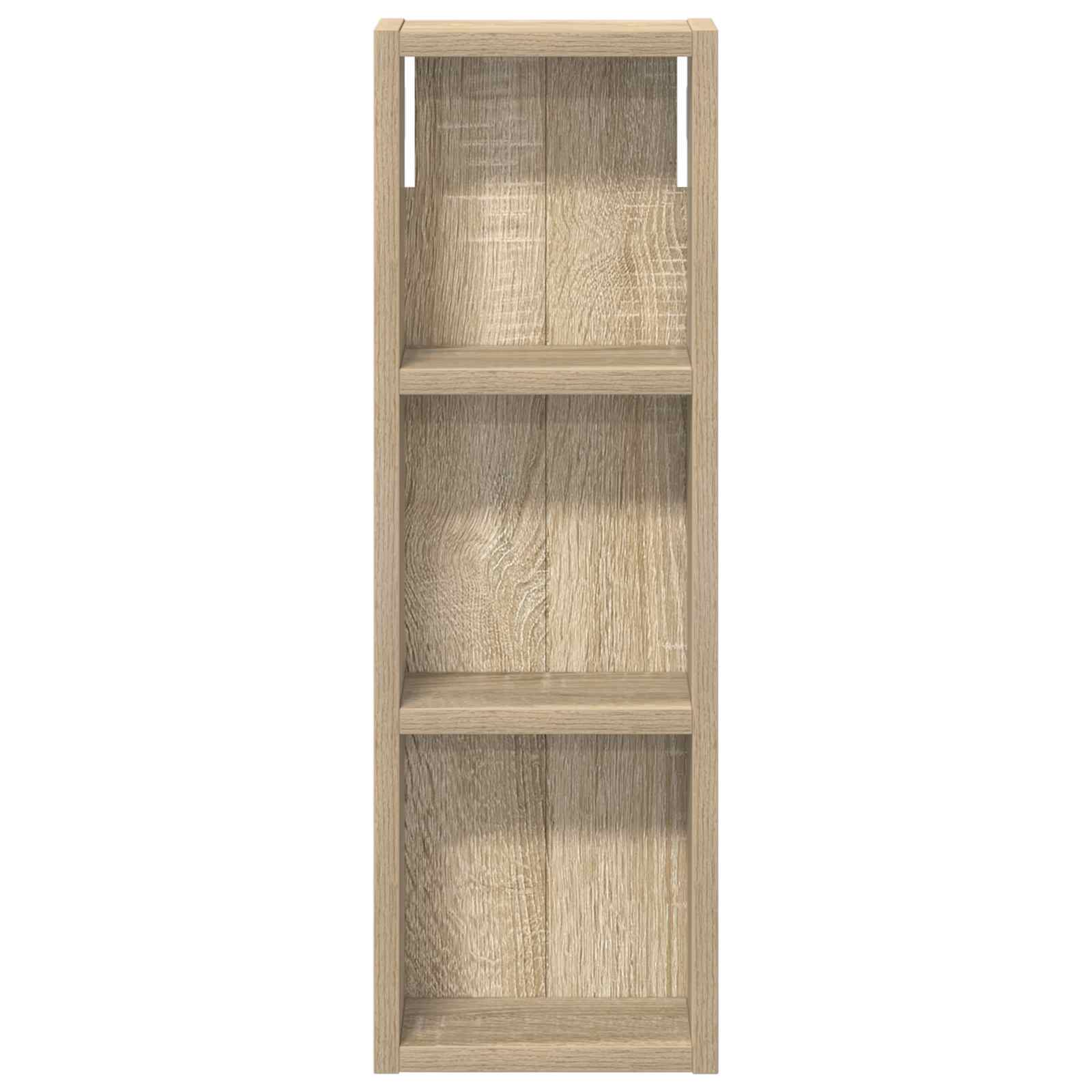 Ντουλάπα τοίχου μπάνιου με ράφι Δρύς Sonoma 20 x 10 x 60,5 εκ - Pakobazaar