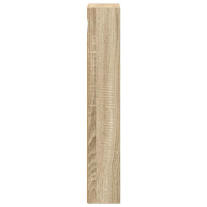 Ντουλάπα τοίχου μπάνιου με ράφι Δρύς Sonoma 20 x 10 x 60,5 εκ - Pakobazaar