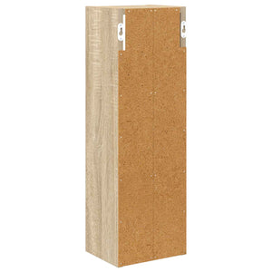 Ντουλάπα τοίχου μπάνιου με ράφι Δρύς Sonoma 20 x 16 x 62,5 εκ. - Pakobazaar