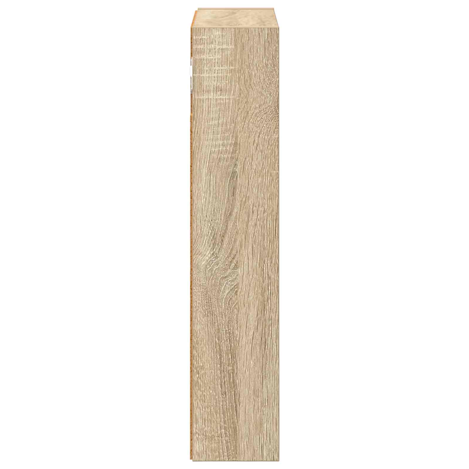 Ντουλάπα τοίχου μπάνιου με ράφι Δρύς Sonoma 30 x 10 x 50 εκ - Pakobazaar