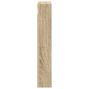 Ντουλάπα τοίχου μπάνιου με ράφι Δρύς Sonoma 30 x 10 x 60,5 εκ - Pakobazaar