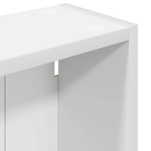 Ντουλάπα τοίχου μπάνιου με ράφι Λευκός 30 x 14 x 70 εκ - Pakobazaar