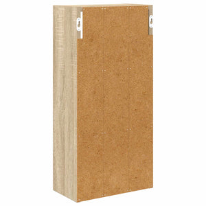 Ντουλάπα τοίχου μπάνιου με ράφι Δρύς Sonoma 30 x 16 x 62,5 εκ. - Pakobazaar