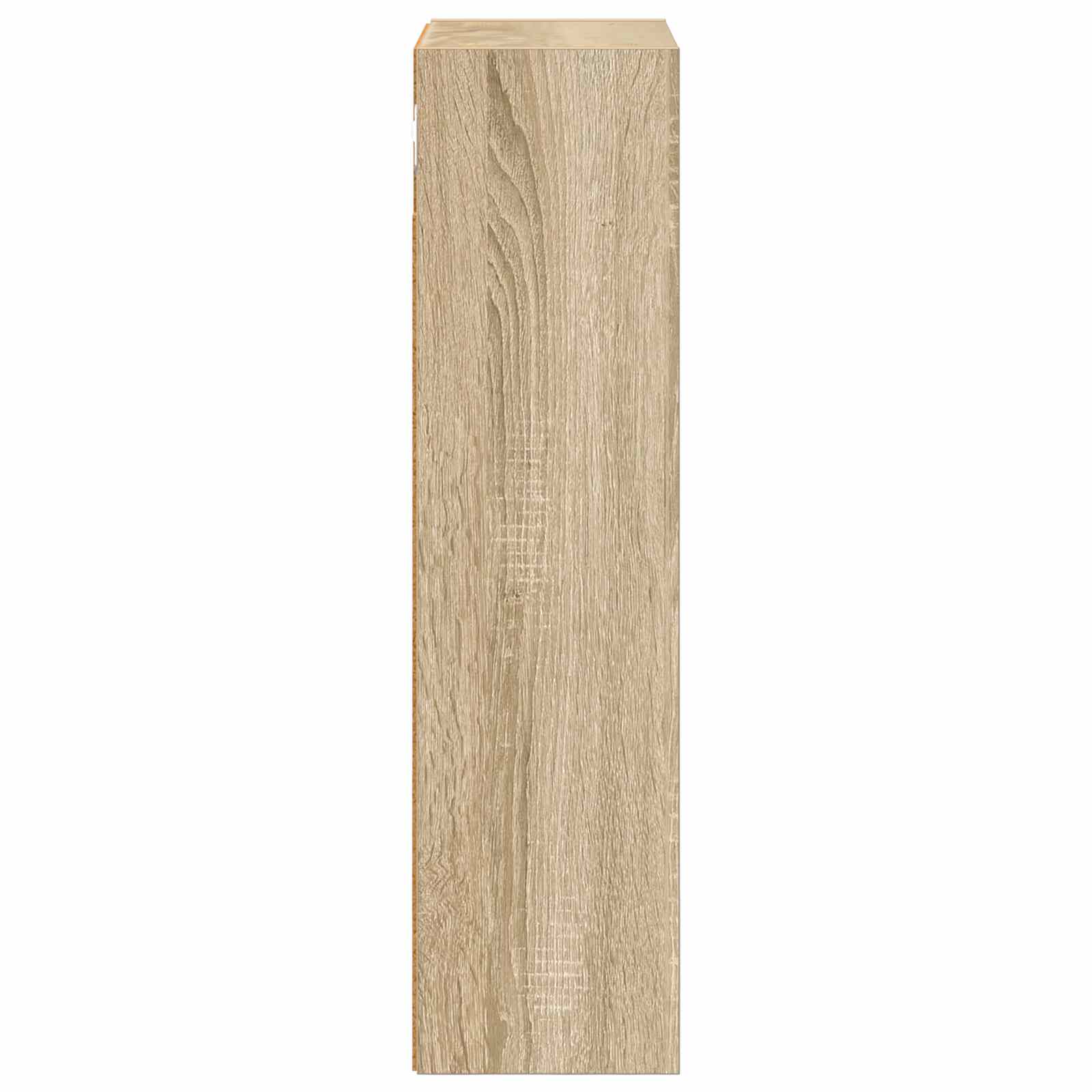 Ντουλάπα τοίχου μπάνιου με ράφι Δρύς Sonoma 30 x 16 x 62,5 εκ. - Pakobazaar