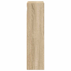 Ντουλάπα τοίχου μπάνιου με ράφι Δρύς Sonoma 30 x 16 x 62,5 εκ. - Pakobazaar