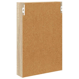 Ντουλάπα τοίχου μπάνιου με ράφι Δρύς Sonoma 40 x 10 x 60,5 εκ - Pakobazaar
