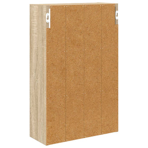 Ντουλάπα τοίχου μπάνιου με ράφι Δρύς Sonoma 40 x 16 x 62,5 εκ. - Pakobazaar