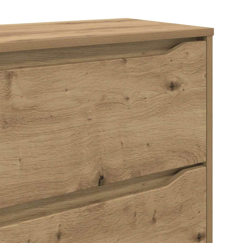 Ντουλάπες Αποθήκευσης 2 pcs Artisan Oak 80 x 48 x 105 εκ - Pakobazaar