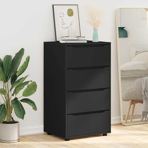 Ντουλάπες Αποθήκευσης Μαύρο 60 x 48 x 105 εκ. - Pakobazaar