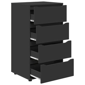 Ντουλάπες Αποθήκευσης Μαύρο 60 x 48 x 105 εκ. - Pakobazaar