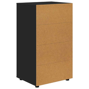 Ντουλάπες Αποθήκευσης Μαύρο 60 x 48 x 105 εκ. - Pakobazaar