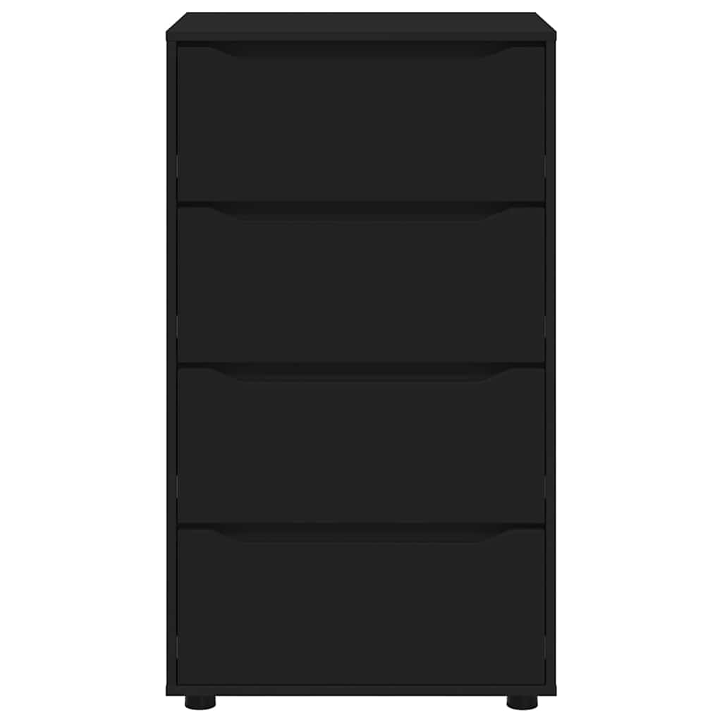 Ντουλάπες Αποθήκευσης Μαύρο 60 x 48 x 105 εκ. - Pakobazaar