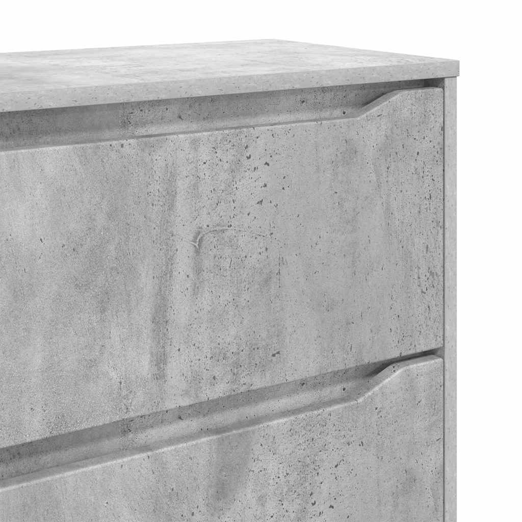 Ντουλάπες Αποθήκευσης Σκυρόδεμα Γκρι 60 x 48 x 105 εκ. - Pakobazaar