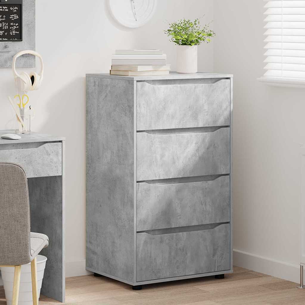 Ντουλάπες Αποθήκευσης Σκυρόδεμα Γκρι 60 x 48 x 105 εκ. - Pakobazaar