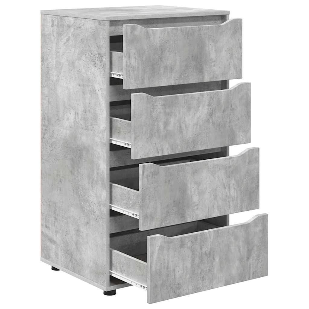 Ντουλάπες Αποθήκευσης Σκυρόδεμα Γκρι 60 x 48 x 105 εκ. - Pakobazaar