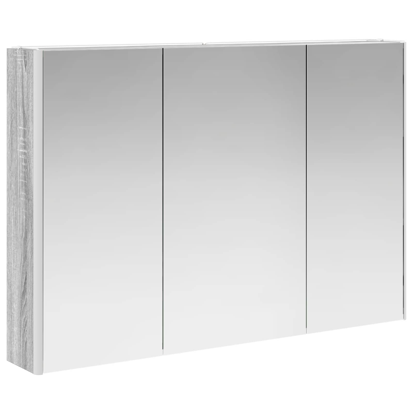 Σετ Ντουλαπιών Μπάνιου 4 pcs Γκρι Sonoma 103,5 x 15,5 x 70 εκ. - Pakobazaar