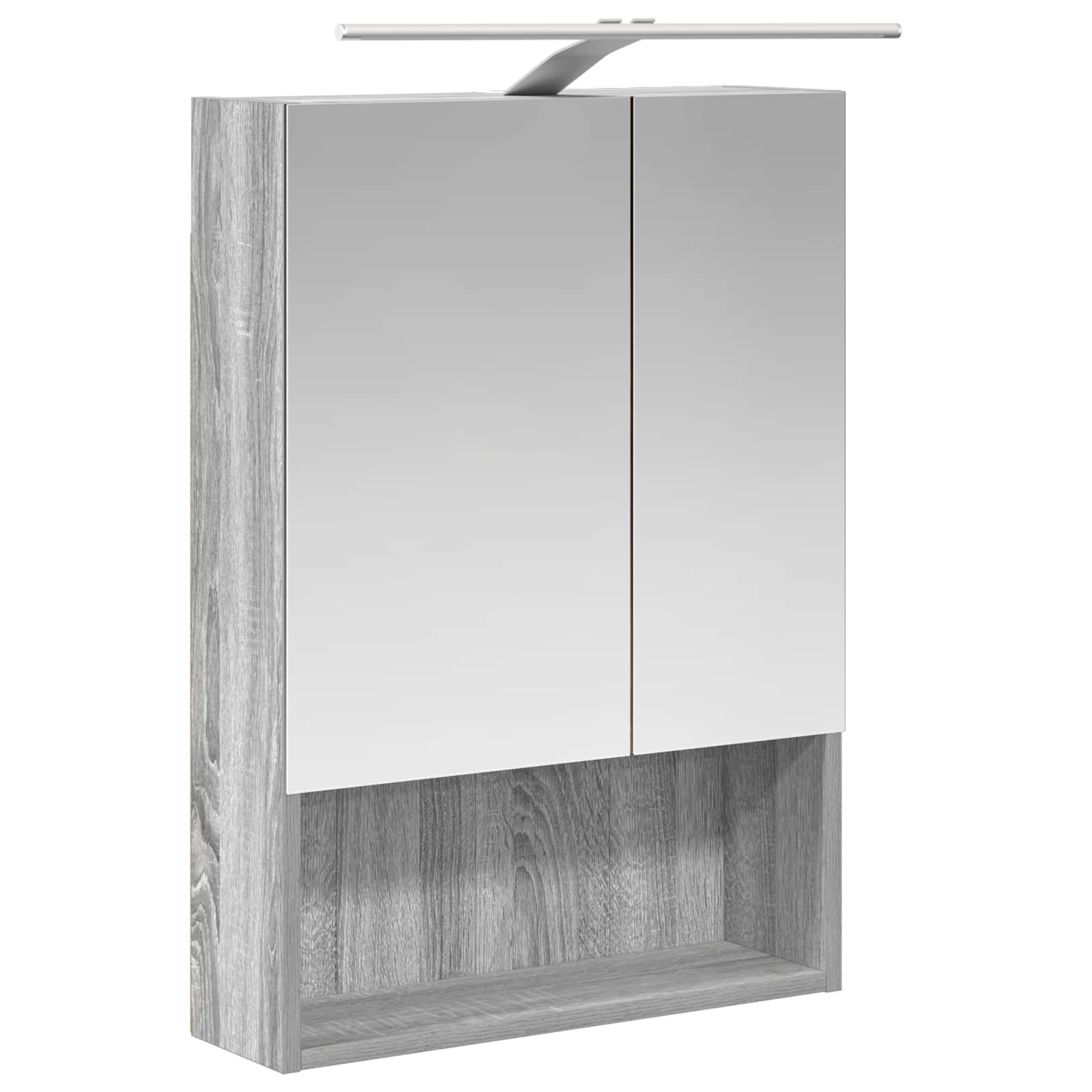 Σετ Ντουλαπιών Μπάνιου 5 pcs Γκρι Sonoma 50 x 14,5 x 70 εκ - Pakobazaar