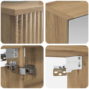 Σετ Επίπλων Μπάνιου 5 pcs Artisan Δρυς - Pakobazaar