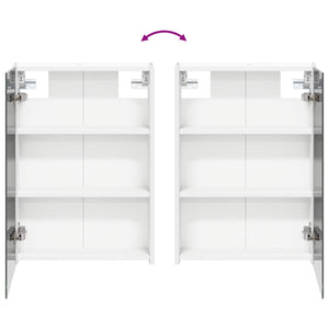 Σετ Ντουλαπιών Μπάνιου 4 pcs Λευκό 43 x 11,5 x 60,5 εκ. - Pakobazaar
