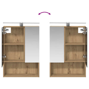 Σετ Ντουλαπιών Μπάνιου 4 pcs Artisan Δρυς 50 x 14,5 x 70 εκ - Pakobazaar