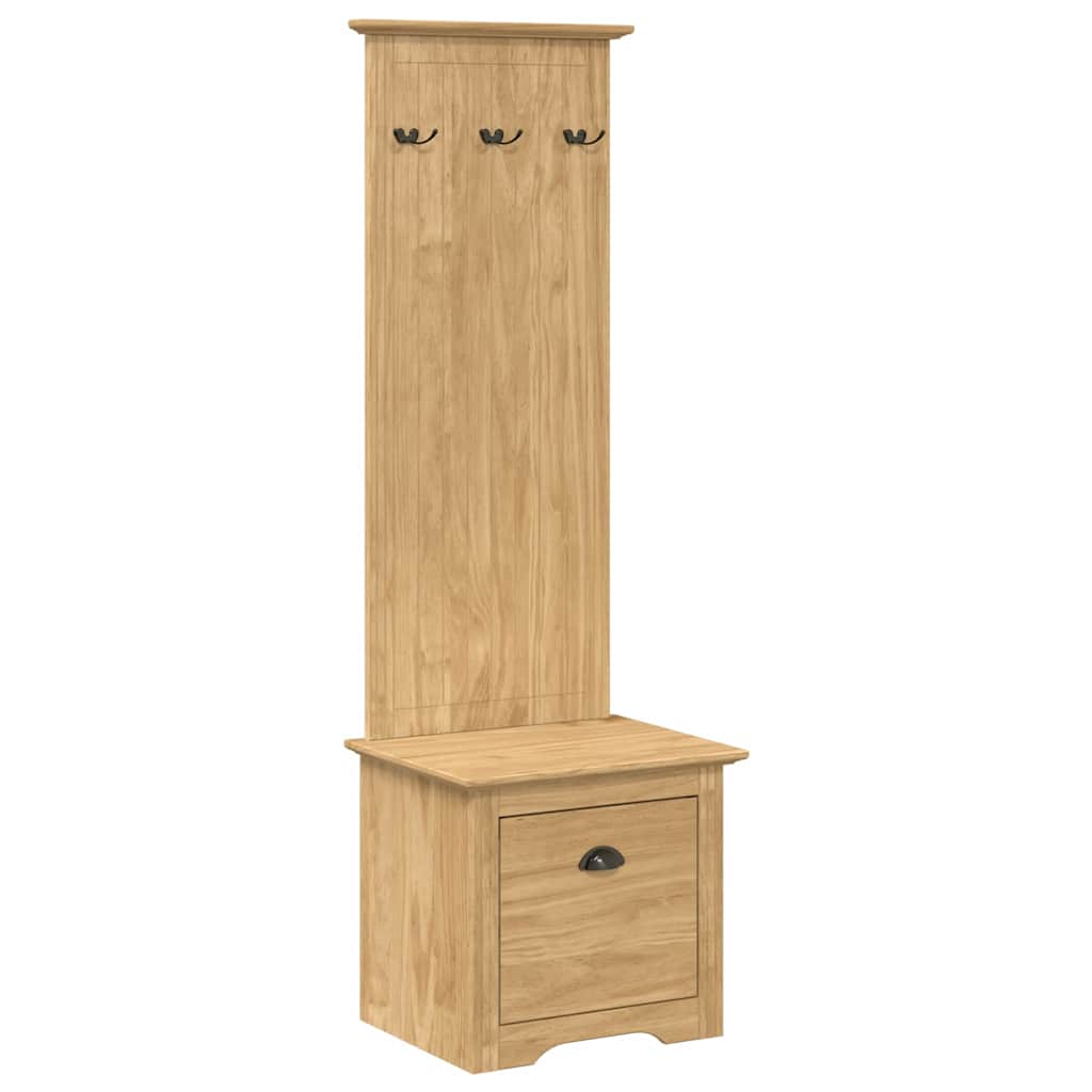 Ντουλάπα διαδρόμου BODO Μέλι Καφέ 50 x 40 x 156,7 εκ.
