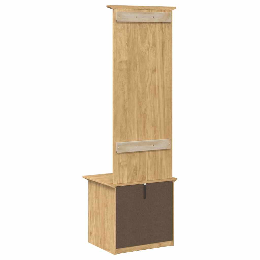 Ντουλάπα διαδρόμου BODO Μέλι Καφέ 50 x 40 x 156,7 εκ.