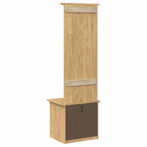 Ντουλάπα διαδρόμου BODO Μέλι Καφέ 50 x 40 x 156,7 εκ.
