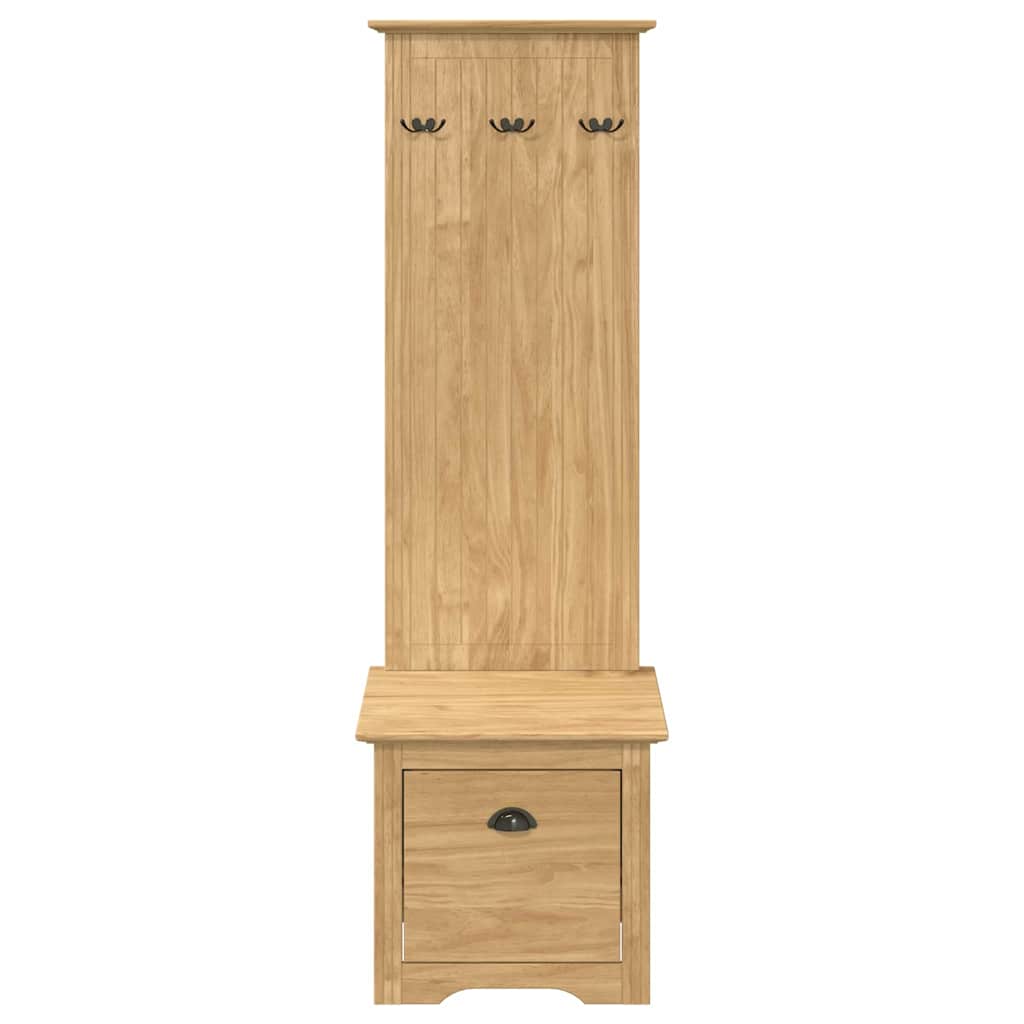 Ντουλάπα διαδρόμου BODO Μέλι Καφέ 50 x 40 x 156,7 εκ.
