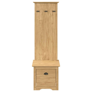 Ντουλάπα διαδρόμου BODO Μέλι Καφέ 50 x 40 x 156,7 εκ.